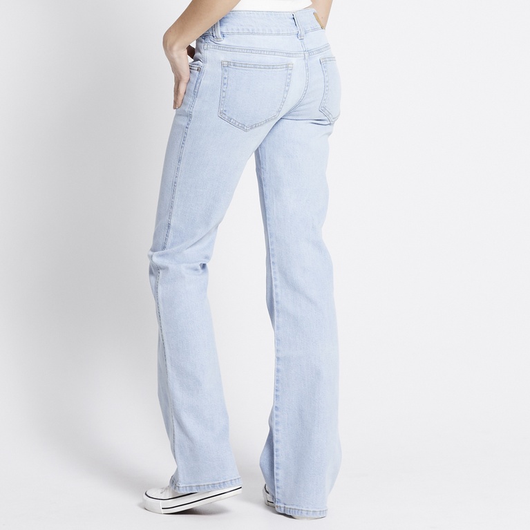 Low waist bootcut jeans "Paris Core" Wash Lt